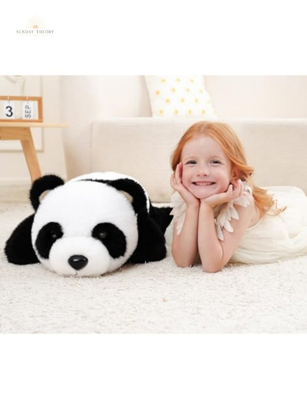 Weighted Giant Panda Stuffed Animal, Soft Plush 25 Inch, 4.5 lbs for Kids Adults